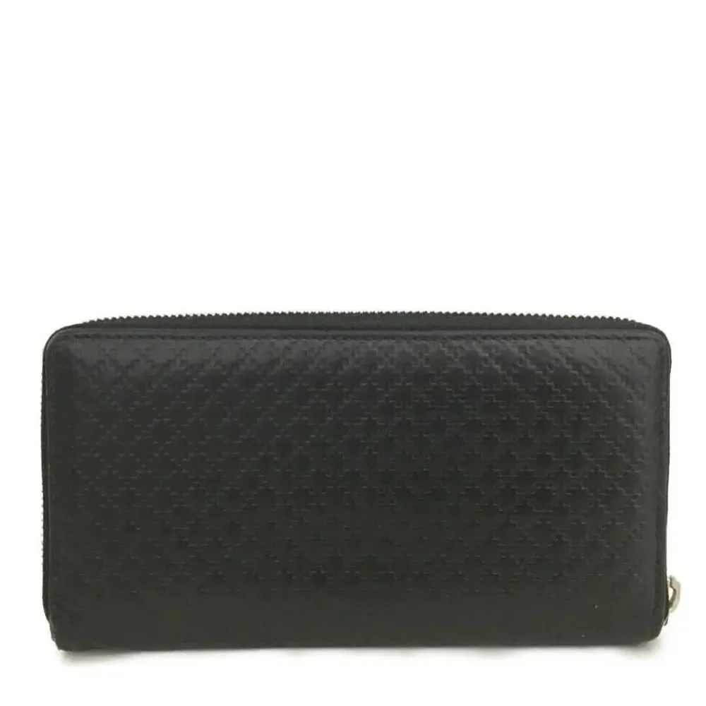 GUCCI Sukey Leather Zip Around Long Wallet /1A5437
